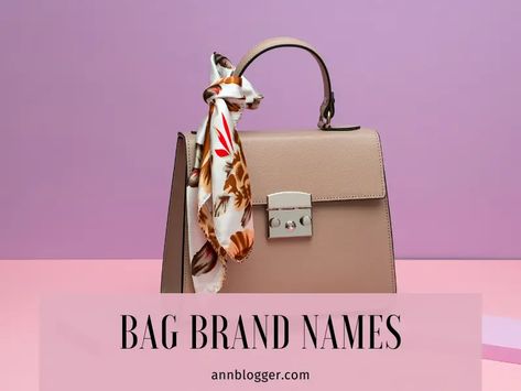 Name For Bags Brand, Handbag Business Name Ideas, Bags Business Name Ideas, Bag Brand Name Ideas, Bag Shop Name Ideas, Unique Brand Names, Name Ideas Aesthetic, Cute Business Names, Catchy Business Name Ideas