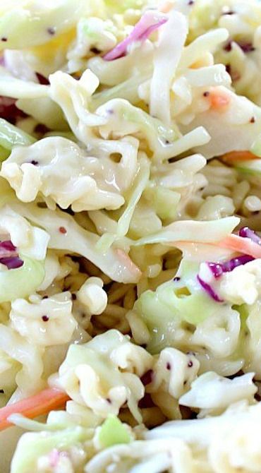 Poppy Seed Coleslaw Salad Coleslaw With Poppy Seed Dressing, Poppyseed Coleslaw Recipe, Poppy Seed Salad Recipes, Poppy Seed Coleslaw Recipe, Asian Coleslaw Salad, Asian Coleslaw Recipe, Poppyseed Salad Dressing, Cold Sides, Macaroni Salads