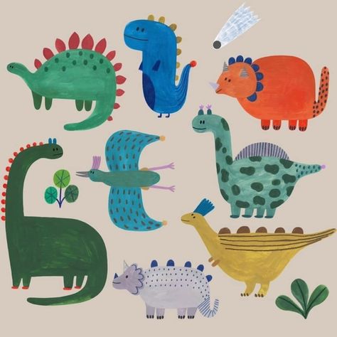 Cute Dino Illustration, Cute Dinosaur Illustration, Help Illustration, Dino Illustration, Dinosaur Mural, Dinosaur Clip Art, Wolf Alice, Dinosaur Illustration, Procreate Ipad Art