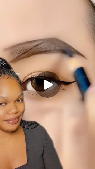 Easy Eyebrow Drawing, Easy Eyebrows, How To Shape Eyebrows, Eyebrow Tutorial For Beginners, Eyebrows Tutorial, Eyebrow Shading, How To Do Eyebrows, Eyebrow Hacks, Beginners Eye Makeup