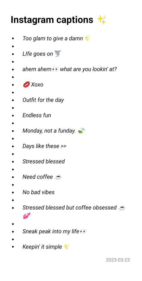 One Liners Captions For Instagram, Short Caption For Self Love, Good Note For Instagram, Cute Short Bios For Instagram, Caption For Spam Pictures, Aesthetic Captain For Instagram Post, Me And Mine Captions, Change Profile Picture Caption, Caption For Onam Pics