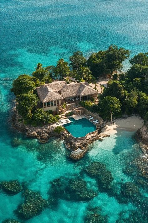 "Unwind in luxury at a private island resort! 🏝️🌞 Enjoy exclusive access to pristine beaches and personalized service in a secluded paradise. 🌴✨ #PrivateIsland #LuxuryResort #BeachGetaway" Aesthetic Destinations, Travelling Ideas, Fiji Travel, Quote Travel, Private Island Resort, Private Aircraft, Dream Beach Houses, Dream Vacations Destinations, Tropical Resort