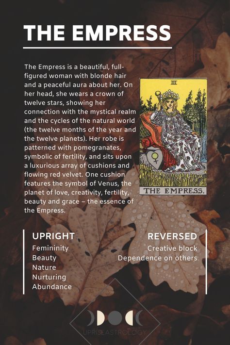 The Empress Reversed, The Empress Meaning, Empress Tarot Card Meaning, The Emporer Tarot Cards Meaning, The Empress Tarot Card Tattoo, Empress Tarot Card Tattoo, The Empress Tarot Meaning, The Empress Tarot, Empress Tarot Card