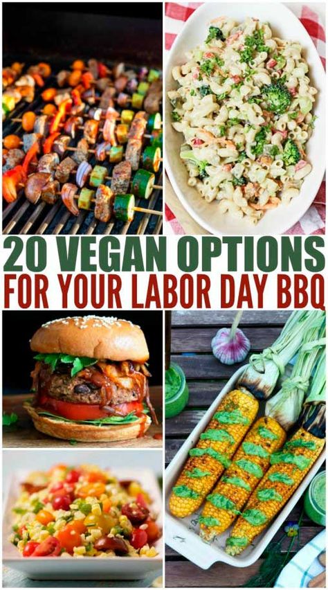 20 Vegan Options For Your Labor Day BBQ - Plant Based Cooking Vegan Labor Day Recipes, How To Grill Vegetables, Labor Day Bbq, Cookout Ideas, Grill Vegetables, Health Meal Prep, Potato Salads, Vegan Holiday Recipes, Bbq Menu