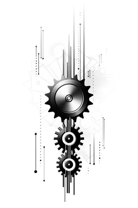 Gear Tattoo Design with Shadow Back Side #geartattoo #mechanic #mechanicstar #stargear Space Tattoo Black And White, Car Gear Tattoo, Gears Tattoo Design, Gear Tattoo Design, Mechanic Tattoo Ideas, Concept Tattoo, Gear Tattoo, Mechanic Tattoo, Back Art