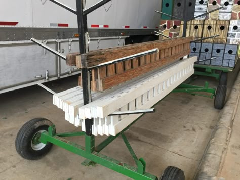 Pole Rack Jump Equipment Storage Wagons & Trailers (Without Flatbed) - Get Jumps Horse Jump Pole Storage, Jump Storage, Diy Jumps, Xc Jumps, Stadium Jumping, Cross Country Jumps, Horse Barn Ideas Stables, Horse Jumps, Horse Arena