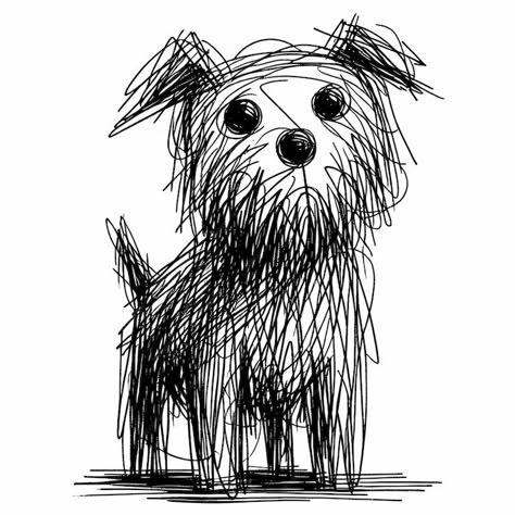 Adorable scribble art dog illustration in black and white sketch style | Premium AI-generated image Easy Scribble Art, Scribbling Drawing Easy, Scribble Art Easy, Dog Sketch Easy, Easy Dog Drawing, Scribble Drawing, Scribble Art, Dog Sketch, Black And White Sketches