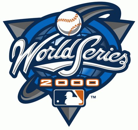 MLB World Series Primary Logo (2000) - 2000 World Series - New York Yankees 4, New York Mets 1 Logo Evolution, Mlb World Series, Sport Logo Design, Sport Branding, Sports Logo Design, Sports Team Logos, Event Logo, Architecture Tattoo, Baseball Design