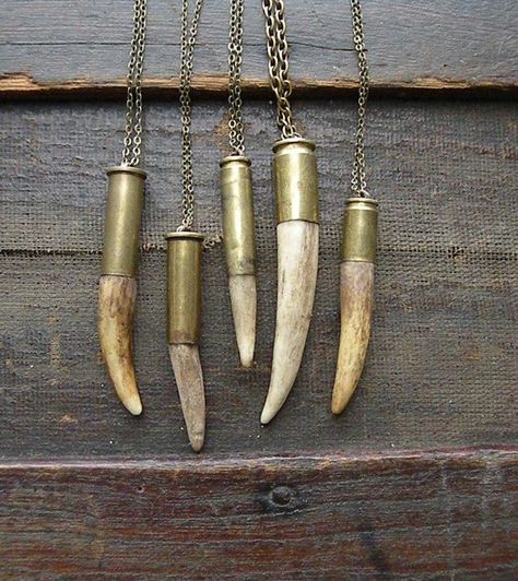 Bullet Shell Jewelry, Bullet Casing Crafts, Shotgun Shell Crafts, Bullet Casing Jewelry, Antler Projects, Deer Antler Crafts, Deer Antler Jewelry, Shell Keychain, Bullet Crafts