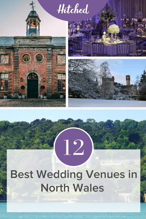 If panoramic views, green landscapes and majestic mountains are on your checklist of wedding venue must-haves, you're going to want to consider looking at wedding venues in North Wales. Home to Snowdonia National Park, countless picturesque valleys and over 50 lakes, it's no wonder couples who want to 'get away from it all' are choosing to have their weddings in North Wales. Best Places To Get Married, Wales Wedding, Welsh Countryside, Castle Backdrop, Green Landscapes, Smallest Wedding Venue, Snowdonia National Park, Best Barns, Cheap Wedding Venues