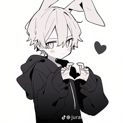 Chibi Bunny, Bunny Boy, Tv Head, Animation Design, Cute Little Drawings, Cute Profile Pictures, Matching Profile Pictures, الرسومات اللطيفة