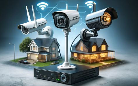 Wireless Cameras vs Battery Cameras vs Cabled Cameras  Choosing the right camera system for your home or business can be overwhelming. Wireless cameras, battery cameras, and cabled cameras each have their own set of advantages and drawbacks.  Learn more https://www.ozspy.com.au/blog/wireless-cameras-vs-battery-cameras-vs-cabled-cameras/ Diy Alarm System, Home Camera System, Security System Design, Diy Security Camera, Solar Camera, Covert Cameras, Cctv Security Systems, Logo Design Video, Cctv Security Cameras