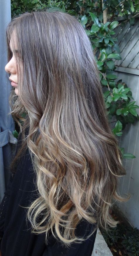 Partial Foil, Foil Hair, Best Ombre Hair, Blonde Tips, 2015 Hairstyles, Ombré Hair, Brunette Highlights, Ombre Hair Color, Silky Hair