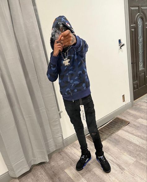 Bape Hoodie Men, Grunge Guy, Drip Fits, Bape Hoodie, Rapper Outfits, Drip Outfit Men, Gangsta Style, Black Men Fashion Swag, Dope Outfits For Guys