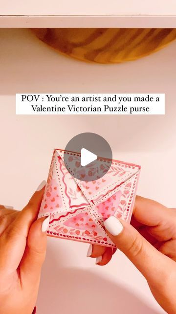 54K views · 6.8K likes | Julie Bertho ✨ on Instagram: "Today I’ve made a Valentine Victorian Puzzle 💌 These folded handmade letters were love cards in the 1700s. It was a sweet way to reveal your love to someone. You can find on my profile the tutorial to make your own puzzle purse. You can customize this little vintage cards for a special moment and add love notes to it. 🫶 Hope you gonna like this one ✨ #puzzlepurse #victorianpuzzlepurse #handmadecards #cardmakers #vintageletter #vintagelettering #artistsoninstagram #vintagecard #origami" Victorian Letter Folding, Origami Letter Folding, Puzzle Purse, Victorian Wedding Invitations, Handmade Letters, Letter Folding, Make Your Own Puzzle, Vintage Lettering, Love Notes