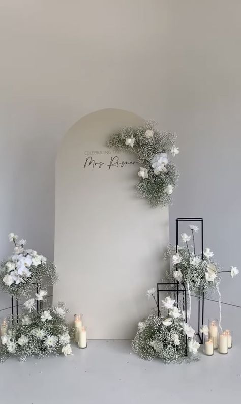 Pengantin Modern, Wedding Planning Decor, Wedding Backdrop Design, Wedding Backdrop Decorations, Wedding Design Decoration, Wedding Decor Style, Engagement Party Decorations, Engagement Decorations, Wedding Stage Decorations