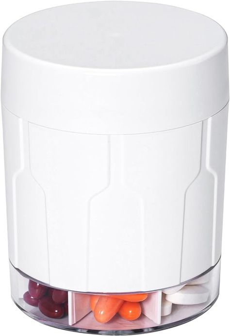 Amazon.com: Extra Large Supplement Organizer,Betife Daily Weekly Pill Organizer Bottle, Pill Dispenser with 7 Large Compartments, Organizer to Hold Monthly Vitamin or Medication,Includes 21 Pcs Labels（White） : Health & Household Weekly Pill Organizer, Pill Dispenser, Pill Bottle, Pill Bottles, Pill Organizer, Pill Case, Pill Boxes, Extra Large, Vitamins