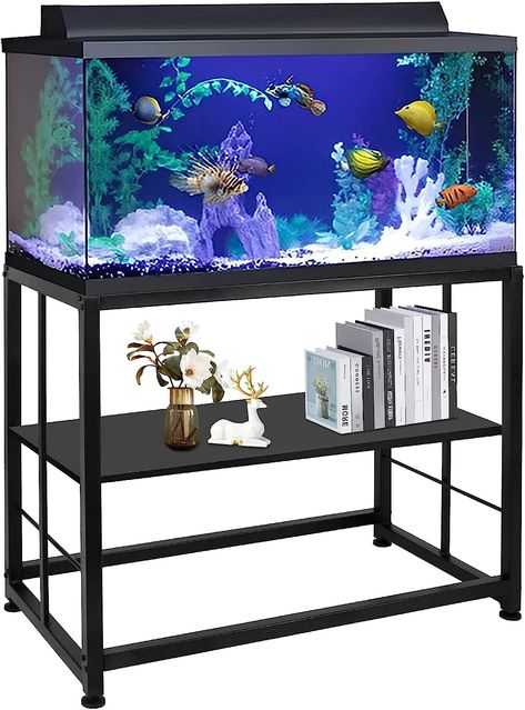 Metal Aquarium Stand 40 Gallon Fish Tank Stand , Double-Layer Detachable Design, Easy To Assemble,Heavy Duty Steel Fish Tank Rack For Home Fish Tank,... Fish Tank Rack, Home Fish Tank, Aquarium Stands, Fish Tank Stand, Corkboard Ideas Decor, Diy Fish Tank, Metal Tank, Tank Stand, Aquarium Stand