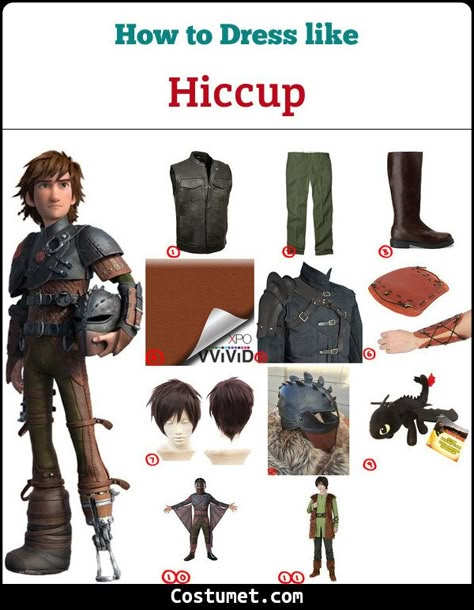 How To Train Your Dragon Costume Diy, Diy Hiccup Costume, Hiccup And Astrid Costume Diy, Diy How To Train Your Dragon Costume, How To Train A Dragon Costume, Hiccup How To Train Your Dragon Costume, Hiccup Halloween Costume, Hiccup And Toothless Costume, How To Train Your Dragon Couples Costume