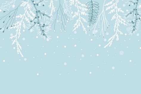 Background Christmas, Winter Background, Vector Hand, Christmas Illustration, Premium Vector, Hand Drawn, Christmas