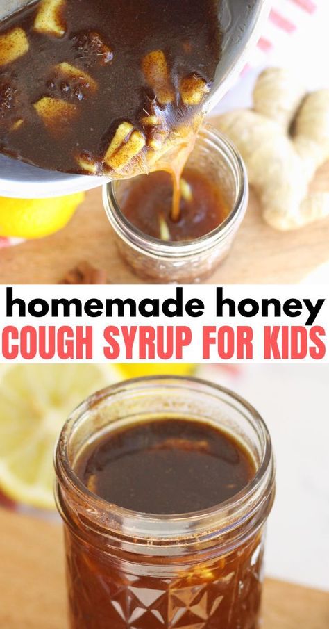 Cough Syrup For Kids, Cough Remedies For Kids, Cough Syrup Recipe, Homemade Cough Syrup, Homemade Cough Remedies, Cold Remedy, Kids Cough, Cough Medicine, Cold And Cough Remedies