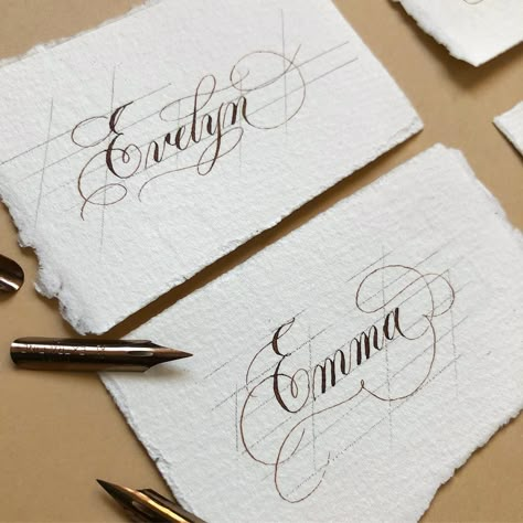 Emma Signature Ideas, Emma Calligraphy, E Calligraphy Letter, Calligraphy E, Tattoo Writing Fonts, E Calligraphy, Calligraphy Writing Styles, Calligraphy Copperplate, Calligraphy Names