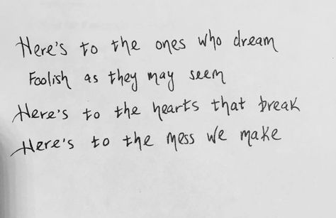 Emma Stone “Audition (The Fools Who Dream)” La La Land La La Land Movie Quotes, To The Fools Who Dream, Here's To The Fools Who Dream, City Of Stars, Lala Land, Quotes Movie, Senior Quotes, Star Wars The Mandalorian, Life Quotes Love