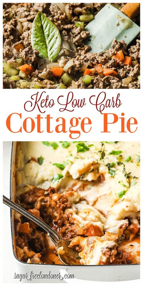 Keto Cottage pie is one of our staple family meals. It has a meaty ground beef filling full of flavour and a buttery cauliflower mash topping. Low carb, gluten free and so good you may want to come back for seconds. Beef Pot Pie, Keto Comfort Food, Beef Pot Pies, Cauliflower Mash, Sauteed Kale, Bariatric Eating, Low Carb Casseroles, Joy Filled Eats, Cottage Pie