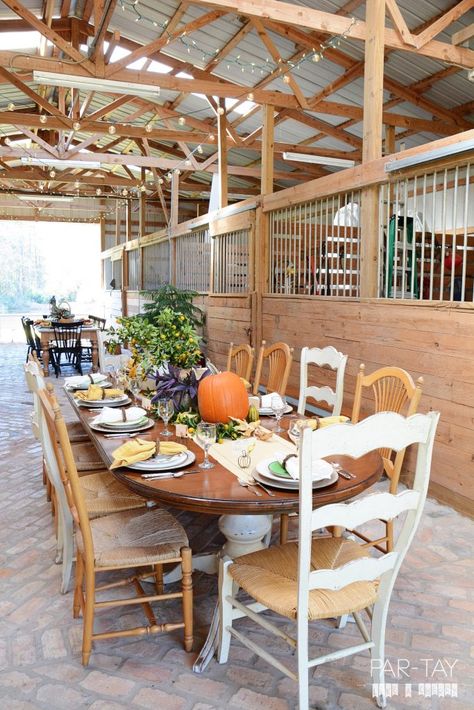 Rustic Farmhouse Thanksgiving Tablescape - Party Like a Cherry