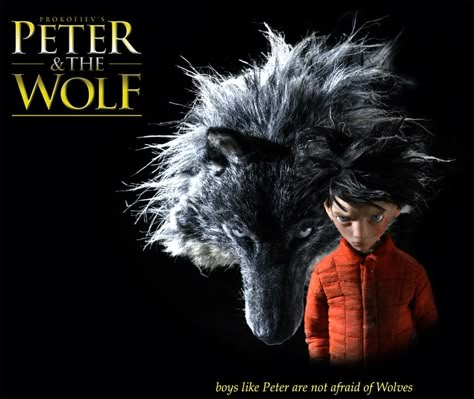 Boy like Peter are not afraid of wolves Peter And The Wolf, Wolf Movie, Tom Y Jerry, I Love Cinema, Music Class, Music Classroom, Teaching Music, Good Movies To Watch, 영감을 주는 캐릭터