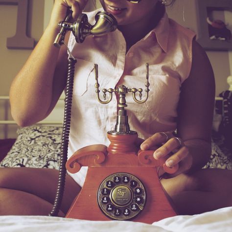 Vintage Rotary Phone Rotary Phone Aesthetic, Vintage Phone Photoshoot, Phone Photoshoot, 23 Photoshoot, Vintage Phone, Rotary Phone, 30th Bday, Retro Photography, Vintage Phones