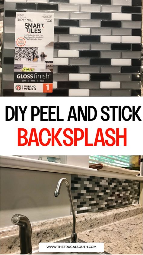 Looking to update your kitchen or bathroom on a budget? Explore our DIY backsplash ideas for an easy and affordable way to refresh your space. From peel and stick options to creative designs, you can find inspiration for any style in this collection of backsplash ideas for kitchen. Elevate your home decor with these chic yet cheap DIY backsplash solutions that are both stylish and practical. Whether you want a modern look or a more traditional feel, there's something here for every taste and aes Cheap Diy Backsplash, Kitchen Backsplash Ideas Cheap, Diy Backsplash Ideas, Backsplash Ideas For Kitchen, Farmhouse Kitchen Backsplash Ideas, Kitchen Backsplash Peel And Stick, Glass Tile Backsplash Kitchen, Bathroom On A Budget, Farmhouse Kitchen Backsplash