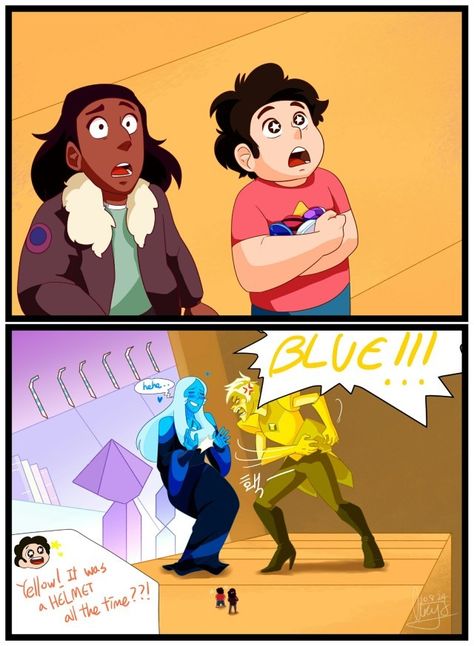 Blue X Yellow Diamond, Yellow Diamond X Blue Diamond, Blue Diamond X Yellow Diamond, Yellow Diamond Su, Yellow Diamond Steven Universe, Steven Universe Pictures, Steven Universe Ships, Steven Uni, Diamond Comics