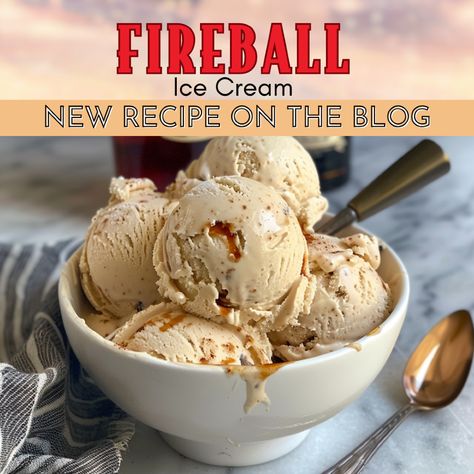 Did you know it's National Ice Cream Day? In honor of today's celebration, we've just dropped an amazing new dessert recipe on the blog. Get ready to spice things up with our Fireball Whiskey ice cream! Go check it out and let us know what you think! 🍦🔥 Fireball Ice Cream Recipes, Fireball Whiskey Recipes, Whiskey Ice Cream, Fireball Recipes, Fireball Drinks, National Ice Cream Day, Whiskey Recipes, Fireball Whiskey, Whiskey Ice