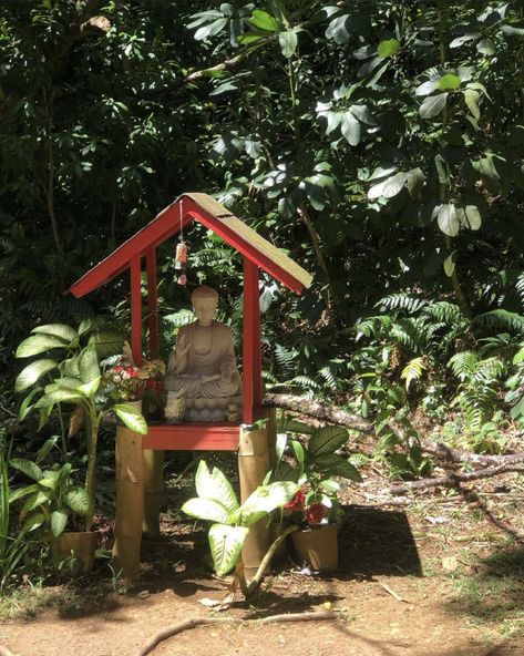 Ancestor Shrine, Garden Shrine, Outdoor Altar, Buddhist Altar, Japanese Shrine, Buddha Garden, Prayer Garden, Buddhist Shrine, Witch Garden