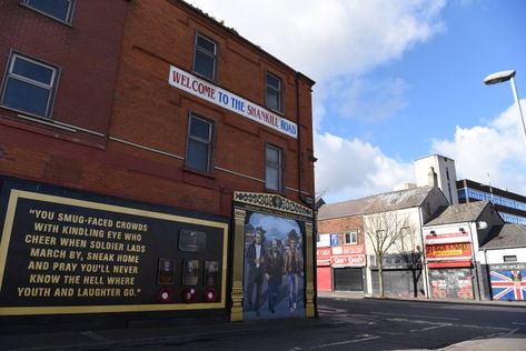 The Shankill Road, Belfast. Saint Patrick's Day, Belfast, Northern Ireland, Soldier, Road