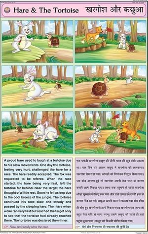 Rabbit And Tortoise Story Picture, Hare And Tortoise Story Pictures, The Hare And The Tortoise Story, Hindi Short Story, Story With Moral, Story Composition, 3rd Grade Reading Comprehension Worksheets, Rabbit And Tortoise, Picture Story For Kids