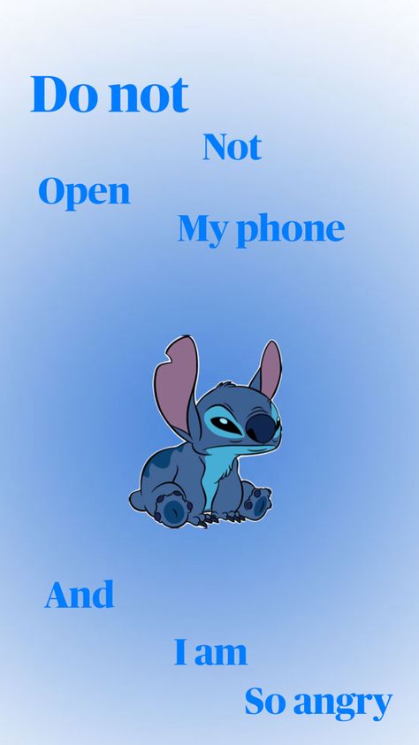 How love stitch and if you don’t what that your friend open your phone Phone Wallpaper Stitch, Wallpaper Stitch, Do Not Open, Love Stitch, My Phone, Phone Wallpaper, Iphone Wallpaper