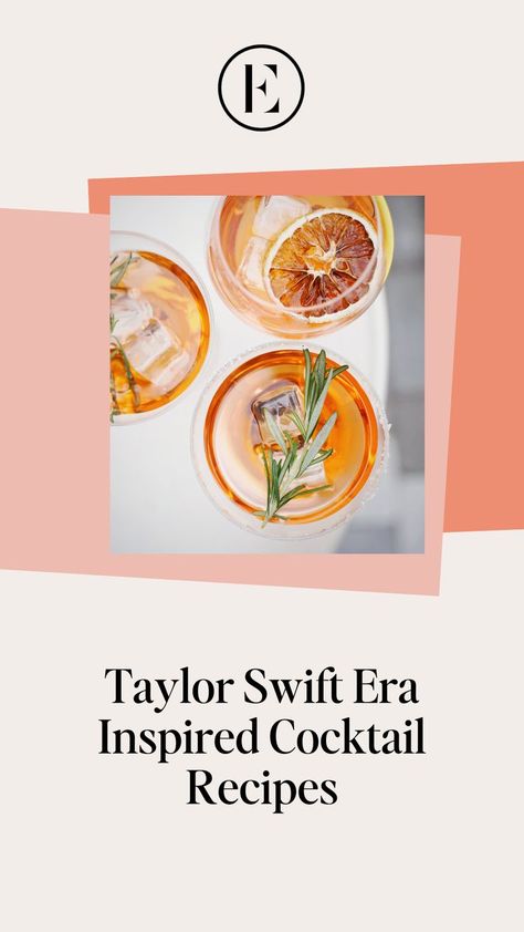 Taylor Swift Era Inspired Cocktail Recipes | The Everygirl Taylor Swift Ideas, Rhubarb Gin, Album Release Party, Butterfly Pea Tea, Classic Cocktail Recipes, Cocktail Bitters, Taylor Swift Party, Taylor Swift Tour, Taylor Swift New