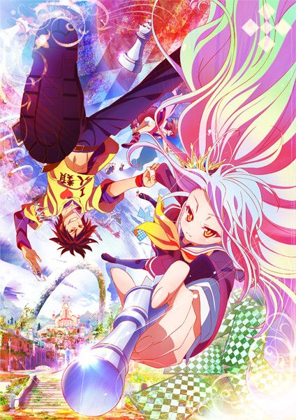 No Game No Life #anime A great sci-fi anime that includes two main characters who are NEETS. They are taken to another world that runs through games. They challenge to become gods. This anime is SOOOO interesting. The main characters are SO BOSS...and the art is simply beautiful <3. Definitely a must watch. Nogame No Life, The Game Of Life, Sci Fi Anime, Anime Poster, Anime Episodes, Anime Merchandise, No Game No Life, I Love Anime, Hip Hop Dance