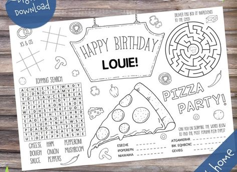 Kids Pizza, Types Of Pizza, Diner Decor, Pizza Party, Decor Birthday, 13th Birthday, 1st Bday, 4th Birthday, Party Planning