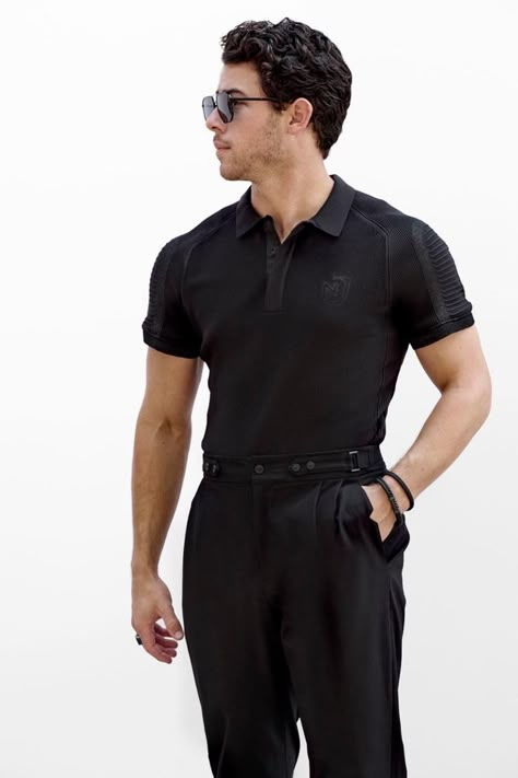 Jonas Brothers Outfits, Nick Jonas Style, Pxg Golf, Jonas Brother, The Jonas Brothers, Golf Collection, Black Jeans Outfit, Man Crush Everyday, Three Brothers