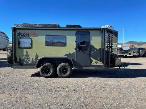 Xplore RV is the most capable Off-Grid Trailer. Ever. - Colorado RV Center Tactical Trailer, Camping Trailers, Off Grid Camper, Rv Trailer, Offroad Trailer, Offroad Camper Trailer, Offroad Caravan, Overland Trailer Toy Hauler, Micro Camper Trailers