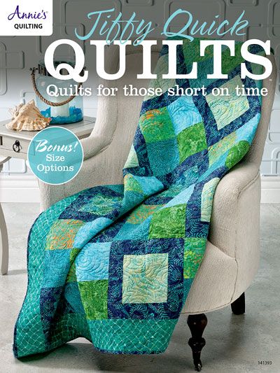 Here is your go-to book when you need or want to make a fast but stylish quilt. All the projects in this book can easily be made in a weekend and some in a day. Eight of the 10 projects have size options making a total of 18 possible projects. Imagine your fabric choices in one of these beautiful patterns. Tutorial Sidebars included in this book:3-D Bow-Tie Technique Partial Seam ConstructionRaw-Edge Fusible AppliqueQuilting Basics Skill Level: Beginner to Confident Beginner Quick Quilts, Fusible Applique, Quick Quilt, Jellyroll Quilts, Applique Quilting, Easy Quilt Patterns, Foundation Piecing, Book Quilt, Free Quilting