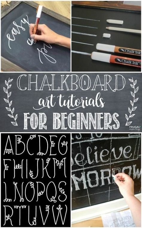 Chalkboard Art Tutorials and Hand Lettering Tutorials for beginners and those who desire the skill of script. Calligraphy and Chalkboard Lettering. Details on Frugal Coupon Living. #handlettering #chalkboardart #FrugalCouponLiving #lettering #calligraphy #tutorials #calligraphytutorial #handletteringtutorial #chalkboardtutorial #chalkboardlettering Chalkboard Art Letters Alphabet, Chalkboard Writing Fonts, Chalkboard Signs For Craft Show, Chalkboard Fonts Alphabet Hand Drawn, Chalkboard Quotes Home, January Chalkboard Art, February Chalkboard Ideas, Writing On Chalkboard, Chalkboard Art Tutorial