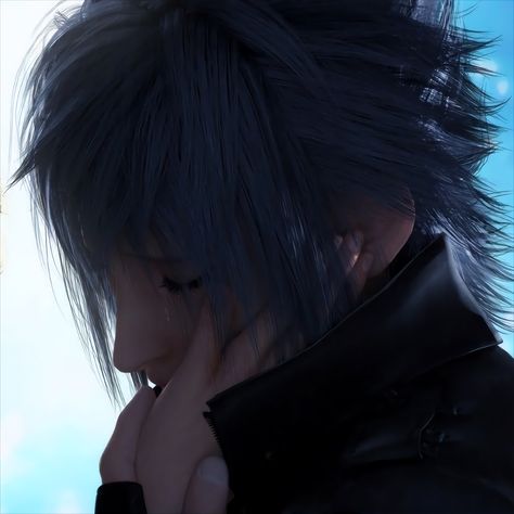 Noctis Lucis Caelum, Aesthetic Tumblr, Final Fantasy, Black Hair, Tumblr, Hair, Anime, Black