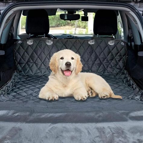 Pets Cargo Liner SUV Dog Cargo Cover, Waterproof Dog Seat Cover Mat for Back Seat Trucks/SUV with Bumper Flap Protector, Nonslip Dog Seat Cover 185 * 105cm Backseat Bed, Dog Hammock For Car, Travel Hammock, Puppy Carrier, Dog Hammock, Dog Seat Covers, Dog Seat, Dog Car Seat Cover, Cargo Cover