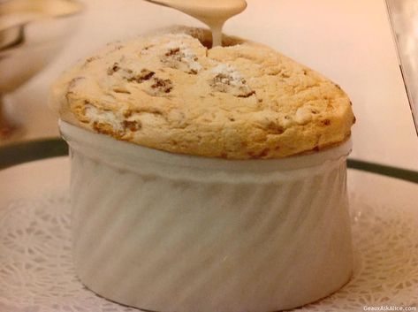 Bread Pudding Souffle, Commanders Palace Recipes, Creole Bread, Vacation Recipes, Old Fashioned Bread Pudding, Recipe Bread, Bourbon Sauce, Souffle Recipes, Vacation Meals