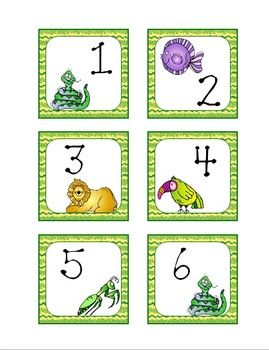 Safari Calendar Numbers - Green safari print. Calendar Numbers, Safari Print, Jungle Theme, Teachers Pay Teachers, Comics, Green, Art