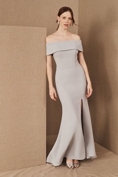 Dress For The Wedding, Trendy Dresses Summer, Fairy Wedding Dress, Anthropologie Wedding, Grey Bridesmaid Dresses, Romantic Dress, Wedding Dresses Romantic, Crepe Dress, Trending Dresses